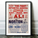 GobekUsa Boxing Photo Print - Croke Park Fight Poster Wall Art - Dublin, 1972