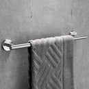 GobekUsa Black Stainless Steel Bathroom Set: Robe Hook, Towel Rail, Shelf, Tissue Holder