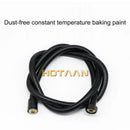 GobekUsa Black Stainless Steel Flexible Shower Hose Pipe with Double Lock & EPDM Inner Tubes.