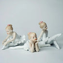 GobekUsa Ceramic Ballet Girl Figurine: Home Decor, Living Room, Bedroom, Kids Gift