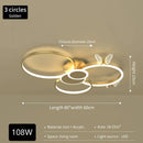 GobekUsa Butterfly Light: Modern Round Ceiling Lamp for Light Luxury Living Room, 2024 New Model