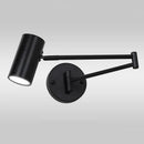 GobekUsa Adjustable Swing Arm Wall Lamp for Bedside Reading - LED Wall Sconce