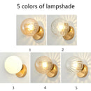 GobekUsa Glass Ball Wall Lamp: Modern Minimalist Nordic Style, Luxury Bedroom Lighting