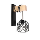 GobekUsa Artistic Metal Iron Wall Lamp for Bedroom Livingroom Restaurant Bar Sconce