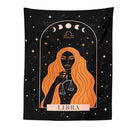 GobekUsa Celestial Constellation Tapestry Moon Phase Wall Hanging for Unique Home Décor