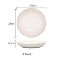 GobekUsa Ceramic White Glaze Dinnerware Set
