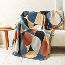 GobekUsa Knitted Nordic Plaid Blanket - Cozy Home Decor and Sofa Cover