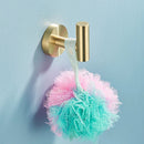 GobekUsa Brushed Gold Stainless Steel Bathroom Accessories Set - Towel Bar, Toilet Paper Holder, Hooks