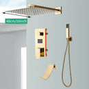 GobekUsa Gold Digital Display Shower System with Tub Spout