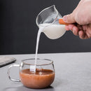 GobekUsa Glass Espresso Milk Jug With Handle: Heat-resisting, Double/Single Mouth, Glass Scale Measure Mugs