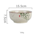 GobekUsa 6/7 Inch Ceramic Ramen Bowl - Large Soup Noodle Bowl for Kitchen and Hotel Use