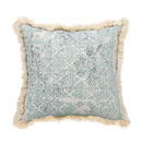 GobekUsa Green Tassel Pillow Cover 45x45cm/30x50cm Cotton Linen for Home Decor