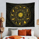 GobekUsa Constellation Zodiac Tapestry: Astrology Wall Decor for Witchcraft Room & Dorm