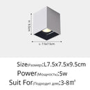 GobekUsa LED Adjustable Angle Spotlight Ceiling Lights for Background Wall and Aisle