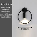 GobekUsa LED Wall Lamp: 180º Rotation Bedside Sconce, Indoor Lighting Fixture, E27 Bulb Home Decor
