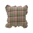 GobekUsa Cotton Coffee Black Yellow Green Cushion Cover 45x45cm Fringed Skirt Home Decor
