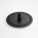 GobekUsa Black 8-inch Stainless Steel Round Rain Shower Head for Bathroom