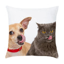 GobekUsa Co-Pattern Series Peach Skin Pillowcase - 45X45CM - Custom Bedside & Sofa Pillowcase