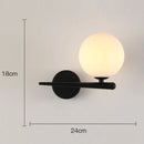 GobekUsa Glass Gold LED Wall Lamp for Chic Indoor Lighting