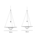 GobekUsa Clear Glass Pendant Lights - Modern Nordic LED Bedroom & Restaurant Light