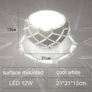 GobekUsa LED Ceiling Light: Simplicity 5W 12W Dimmable Cylinder Lamp for Aisle Corridor