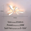 GobekUsa LED Ceiling Chandelier Lights for Living Room Bedroom Dining Study White Black