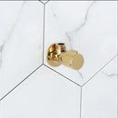GobekUsa Brass Triangle Valve Gold Corner Bathroom Tap Water Control 1/2*1/2 Angle valves