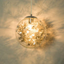 GobekUsa Glass LED Pendant Lamp: Simple Nordic Lighting Fixture for Bedroom, Kitchen & Living Room