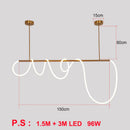 GobekUsa 360° Luminous LED Pendant Lights: Modern & Stylish Indoor Hanging Lamp for Living Room & Restaurant