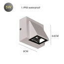 GobekUsa 12W Outdoor/Indoor Motion Sensor LED Wall Lamp Waterproof Aluminum Sconce Light