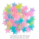 3D Stars Glow Dark Wall Stickers by GobekUsa – Luminous Fluorescent Home Decor