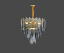 GobekUsa LED Glass Metal Leaf Chandelier: Luxury Postmodern Lighting for Home Decor, Bedroom, Living Room