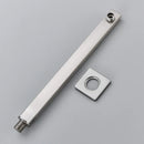 GobekUsa Gold Stainless Steel Shower Arm & Head Holder Wall Mount Fixed Pipe