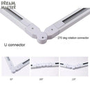 GobekUsa Aluminum Track Rails for LED Spotlights with T-L Connector