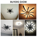 GobekUsa LED Ceiling Chandelier Lights for Living Room Bedroom Dining Study White Black