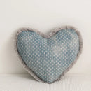 GobekUsa Denim Fringed Cushion Cover 45x45cm Square for Home Sofa Bed Decoration