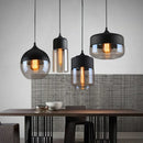 GobekUsa LED Glass Pendant Lamp: Modern Nordic Hanging Light for Kitchen, Bedroom, Hotel & Restaurant decor.