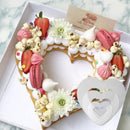 GobekUsa Heart Cake Mold PET Plastic. Essential Baking Tools in 6/8/10/12/14inch Sizes