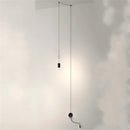GobekUsa Industrial Iron Art LED Pendant Light - Black Minimalist Wall Lamp