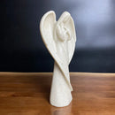 GobekUsa Angel Wing Girl Resin Statue for Home Decor