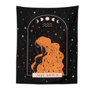 GobekUsa Celestial Constellation Tapestry Moon Phase Wall Hanging for Unique Home Décor