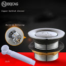 GobekUsa Copper Tub Tub Pop-Up Core Foot Drainer Valve Drain Pipe Fittings