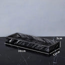 GobekUsa Ancient Wood Grain Marble Bathroom Set with Luxury Accessories
