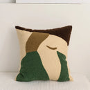 GobekUsa Embroidery Pillow Cover 45x45cm/30x50cm Abstract Pattern for Home Decor