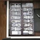 GobekUsa Cable Storage Box: Transparent Desk Organizer for Wire Management