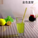 GobekUsa Glass Drinking Straw: Eco-Friendly & Colourful Bar Accessory