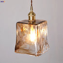 GobekUsa Glass Copper Pendant Lights for Dinning Living Room Decor