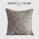 GobekUsa Damask Cut Velvet Baroque Style Cushion Covers 45x45cm