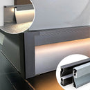 GobekUsa LED Skirting Line Strip Light Aluminum Profile with Milky Cover - 1-10pcs/Lot