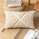 GobekUsa Boho Cotton Tassel Pillow Cover 45x45cm/30x50cm for Home Decor